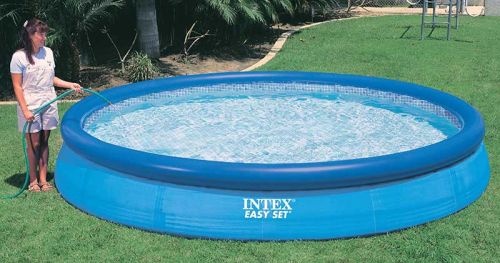 Intex Easy Set Pool 366 x 76 mit Filterpumpe