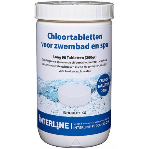 Interline Chlortabletten – Long 90 200 g/1kg