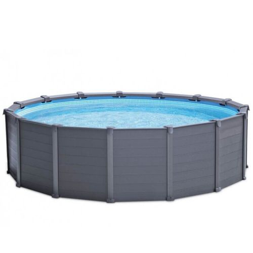 Intex Pool Graphite Panel 478 x 124 cm