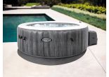 Intex PureSpa Greywood luxuriöser Bubble Whirlpool - 4P