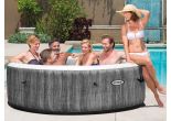 Intex PureSpa Greywood luxuriöser Bubble Whirlpool - 6P