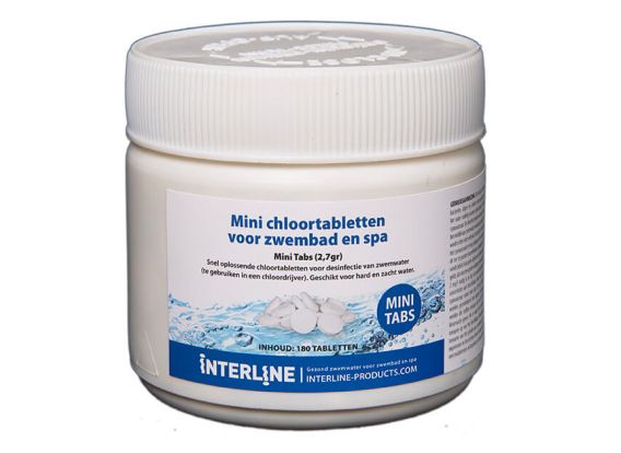 Chlortabletten für kleine Pools | Mini Tabs 2,7 g/180 Stück