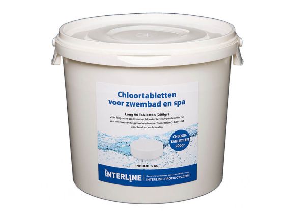 Chlortabletten für Schwimmbad | Long90 200gramm/10kg
