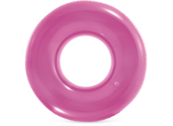 Transparentes Schwimmband rosa
