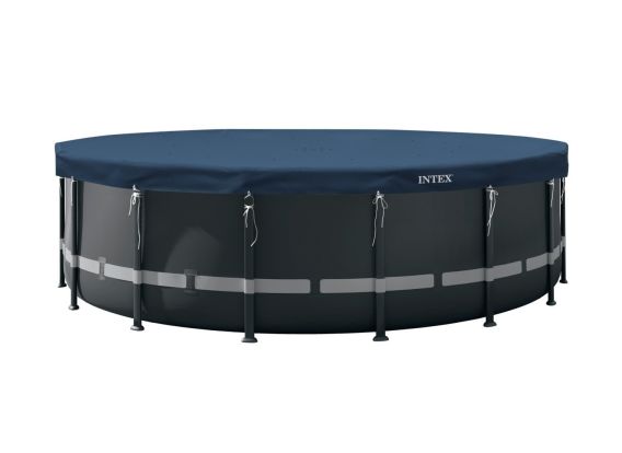 Intex All-Season Deluxe Poolabdeckung Ø 549 cm | Stabile Poolabdeckung