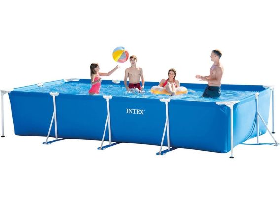 Intex Pool 450 x 220 x 84 | Rechteckiger Rahmenpool