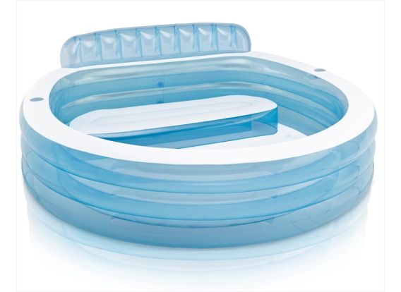 Aufblasbarer Pool mit Sitzbank