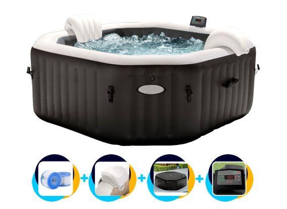 Intex Deluxe Aufblasbarer Whirlpool - Blasen und Düsen