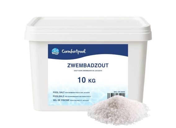 Comfortpool Poolsalz 10 kg | Für sauberes Poolwasser | Geeignet für Intex Salzwasseranlage