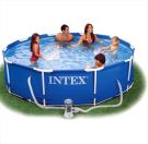 Intex Metal Frame Pool 305 x 76 mit Filterpumpe