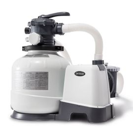 Intex Sandfilterpumpe 8m3 pro Stunde | Bis zu 40.000 Liter