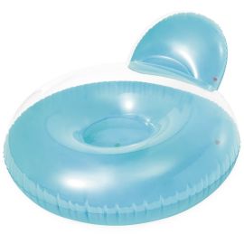 Loungesessel mit Rückenlehne - blau