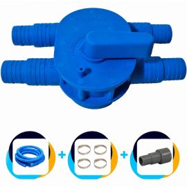 Comfortpool Bypass-Kit für Pool-Wärmepumpe | Komplettset | Einfacher Anschluss und Gebrauch | Inkl. Pool-Schläuche