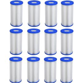 Filterpatrone A - Satz mit 12 Stück | Für Intex und Bestway Filterpumpen