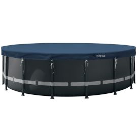 Intex All-Season Deluxe Poolabdeckung Ø 549 cm | Stabile Poolabdeckung