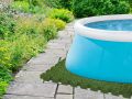 Schwimmbadbodenfliesen - 40 Stück | Grasdruck| Isolierung und Schutz
