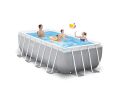 Intex Pool 400 x 200 x 122 | Rechteck Prisma Rahmen mit Filterpumpe