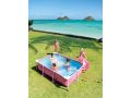 Intex Pool 220 x 150 x 60 - rosa | Rechteckiger Rahmenpool