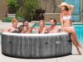 Intex aufblasbarer Whirlpool Greywood Deluxe 6 Personen