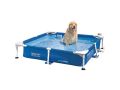 Intex Hundepool 152 x 152 x 30 cm | Frame Pool mit Filterpumpe