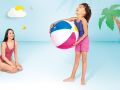 Großer Strandball | Ø 40 cm aufgeblasen | Intex