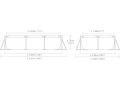 Intex Pool 300 x 200 x 75 | Rechteckiger Rahmenpool