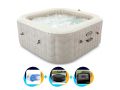 Intex aufblasbarer Whirlpool | 4-Personen Chevron Deluxe 
