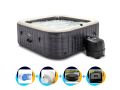 Intex aufblasbarer Whirlpool | 6-Sitzer Greystone Deluxe