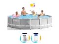 Intex Pool 305 x 76 | Prism Frame mit Filterpumpe