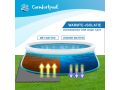 Comfortpool Pool Bodenfliesen Grau - 50 Stück | Isolierung und Schutz | Pool Unterlage | 50 x 50 cm