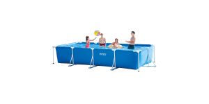 Intex Pool 450 x 220 x 84 | Rechteckiger Rahmenpool