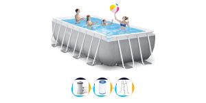 Intex Prism Frame Pool 488 x 244 x 107 cm