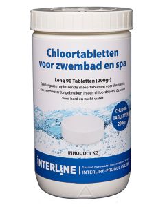 Interline Chlortabletten 90Long 200gr/1kg