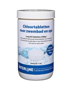 Interline Chlortabletten – Long 90 200 g/1kg